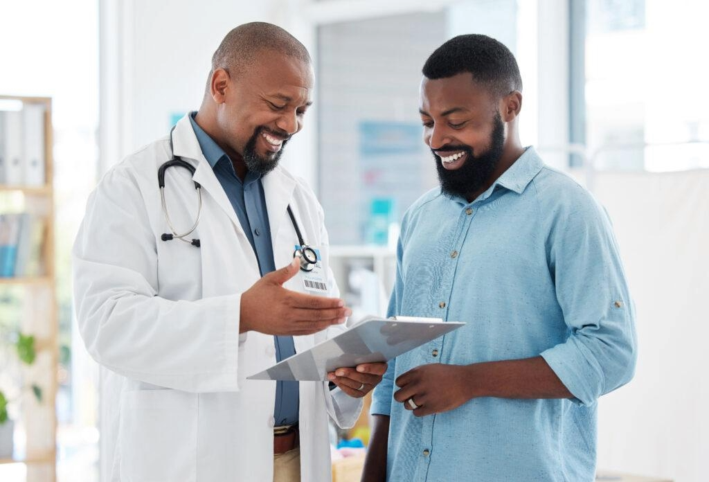 Doctor consulting with a patient